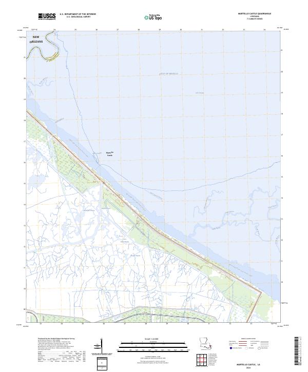 Martello Castle topographic map thumbnail