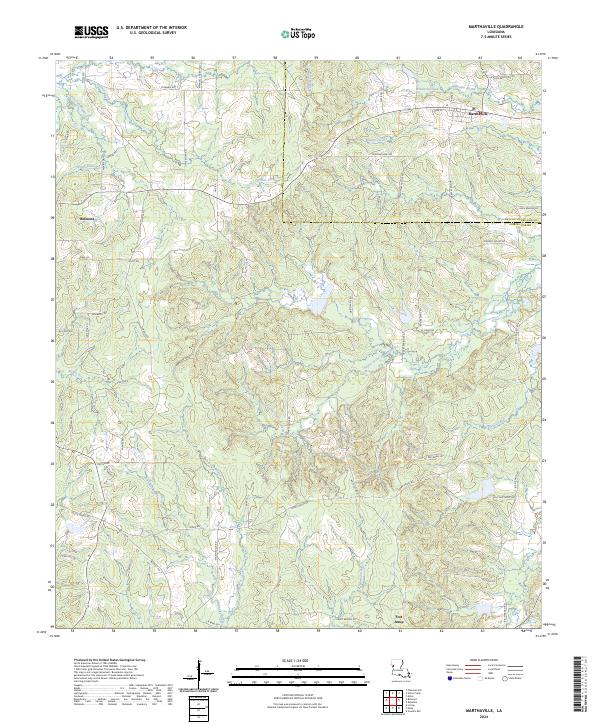 Marthaville topographic map thumbnail
