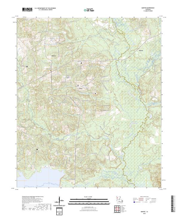 Martin topographic map thumbnail
