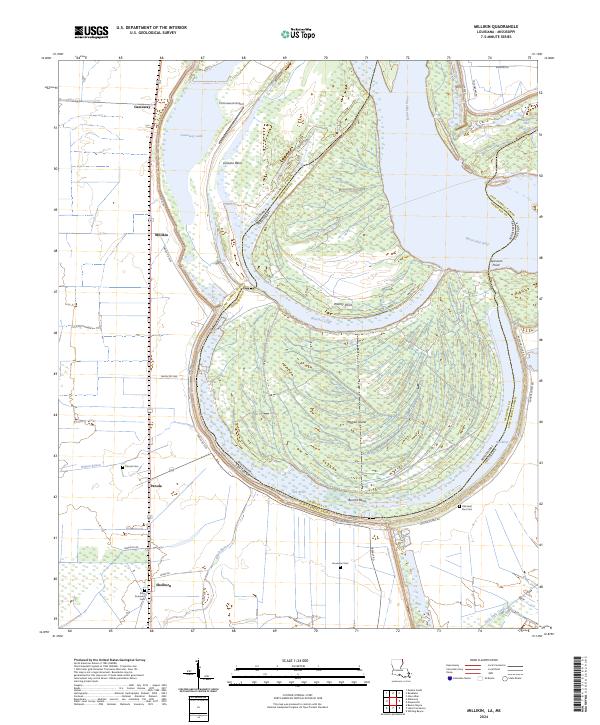 Millikin topographic map thumbnail