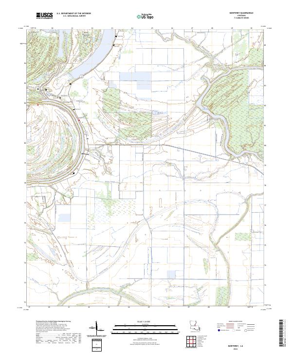 Monterey topographic map thumbnail