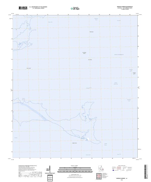 Morgan Harbor topographic map thumbnail