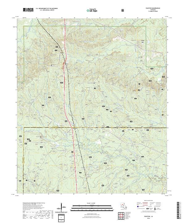 Packton topographic map thumbnail