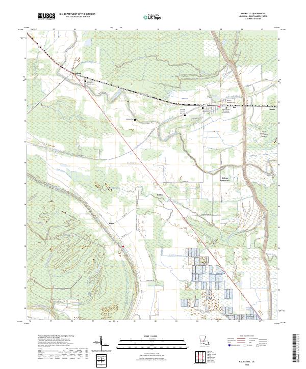 Palmetto topographic map thumbnail