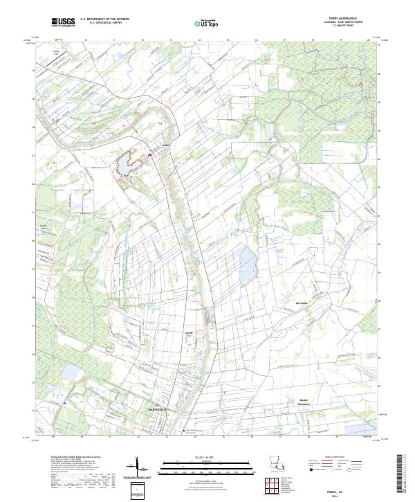 Parks topographic map thumbnail