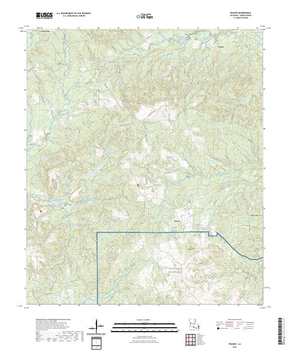 Peason topographic map thumbnail