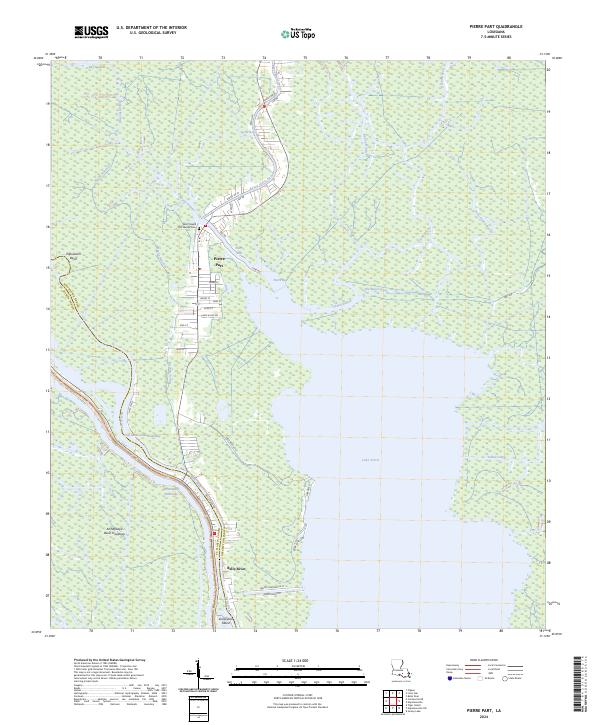 Pierre Part topographic map thumbnail