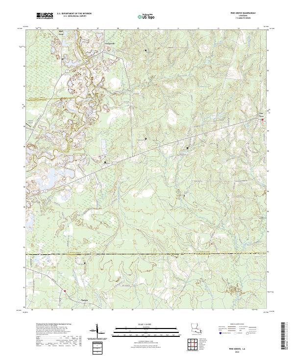 Pine Grove topographic map thumbnail