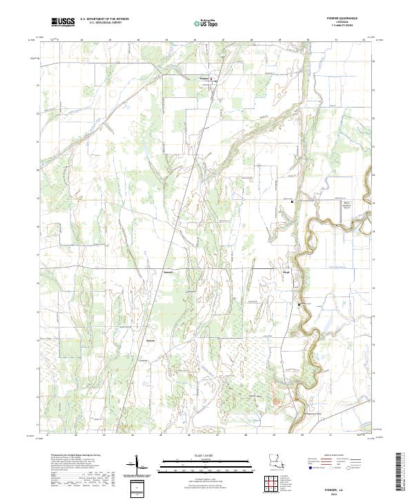 Pioneer topographic map thumbnail