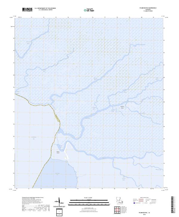 Plumb Bayou topographic map thumbnail