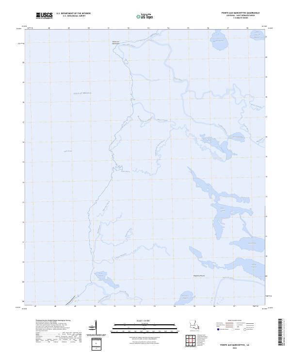 Pointe aux Marchettes topographic map thumbnail