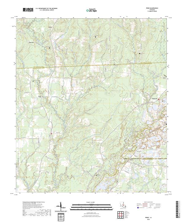 Pride topographic map thumbnail