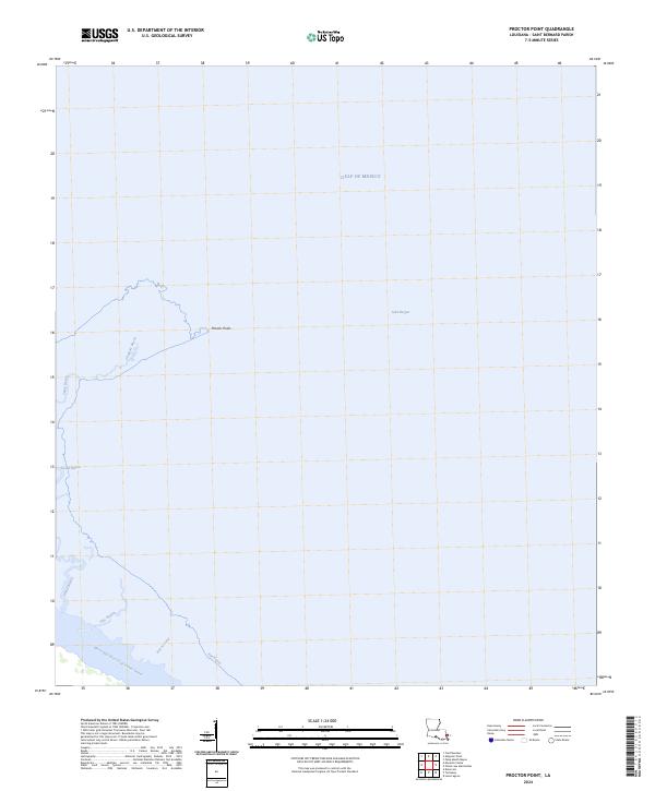 Proctor Point topographic map thumbnail