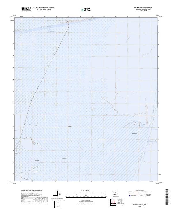 Pumpkin Islands topographic map thumbnail