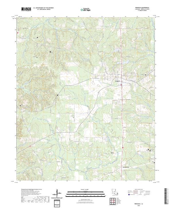 Ringgold topographic map thumbnail