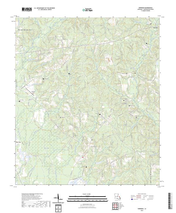 Sheridan topographic map thumbnail