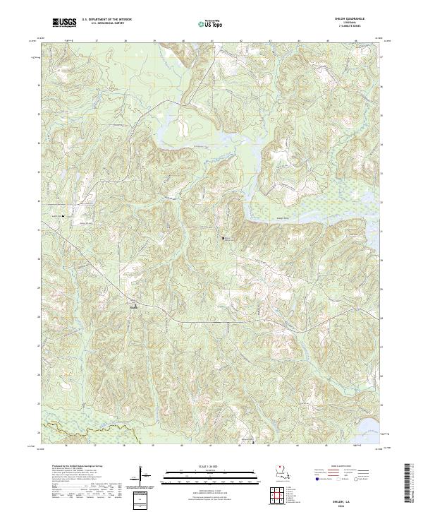 Shiloh topographic map thumbnail