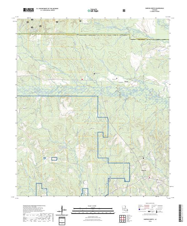 Simpson North topographic map thumbnail