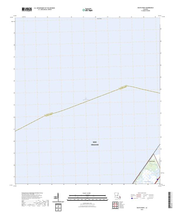 South Point topographic map thumbnail