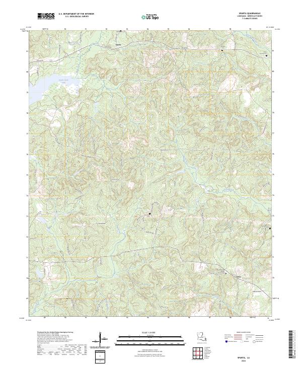 Sparta topographic map thumbnail