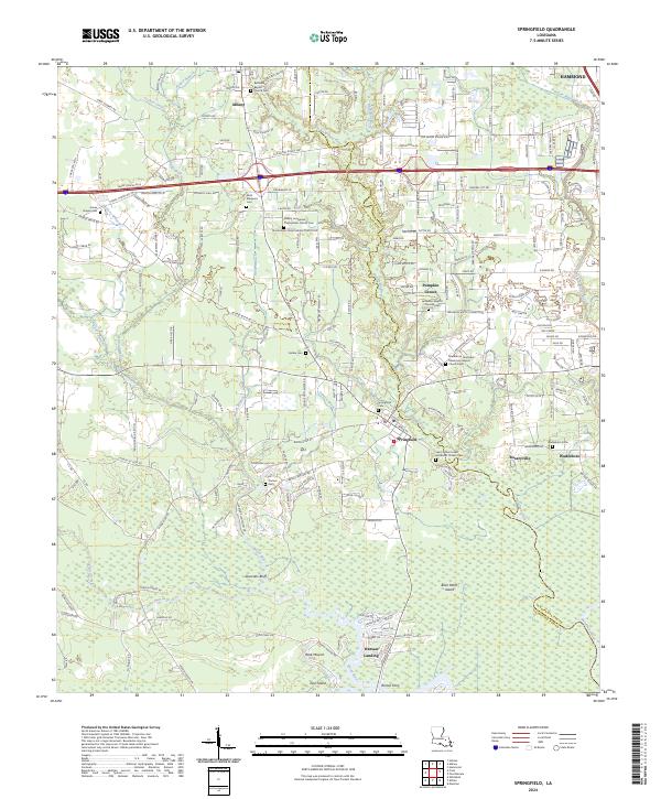 Springfield topographic map thumbnail