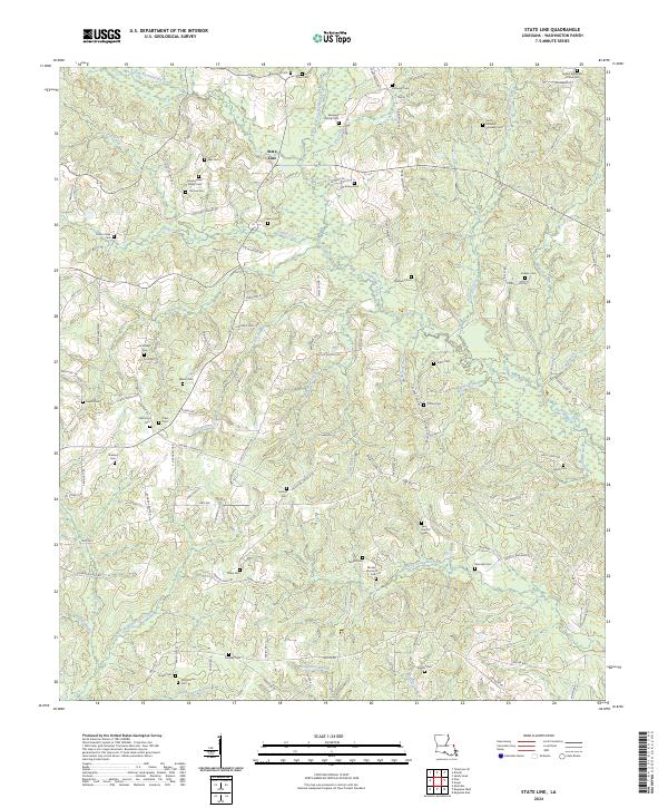 State Line topographic map thumbnail