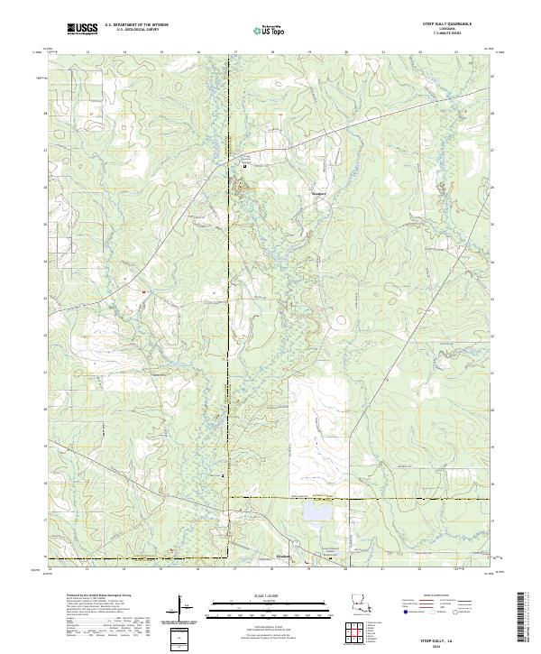 Steep Gully topographic map thumbnail