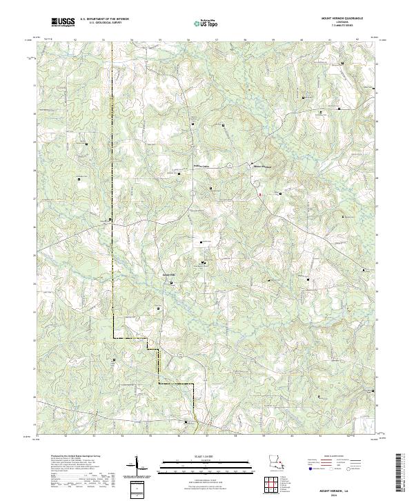 Mount Hermon topographic map thumbnail