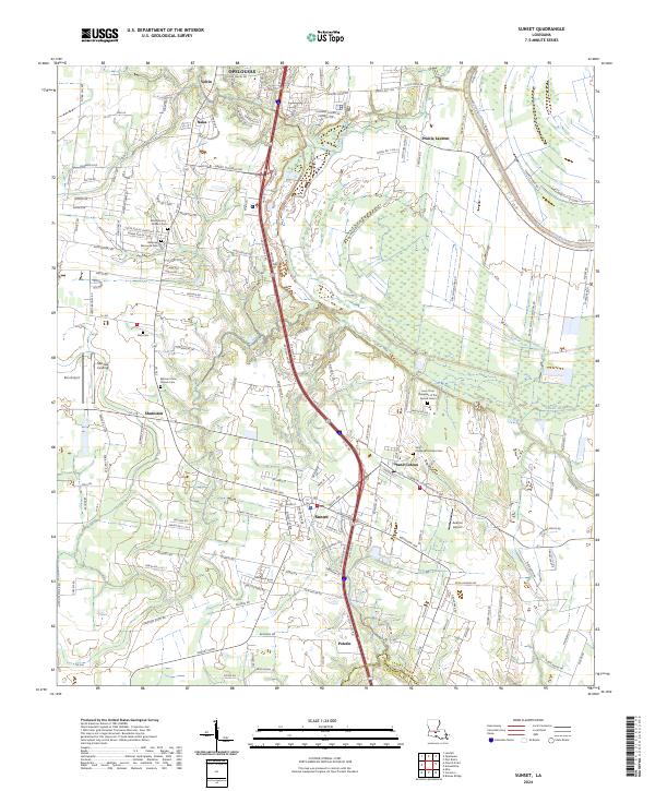 Sunset topographic map thumbnail