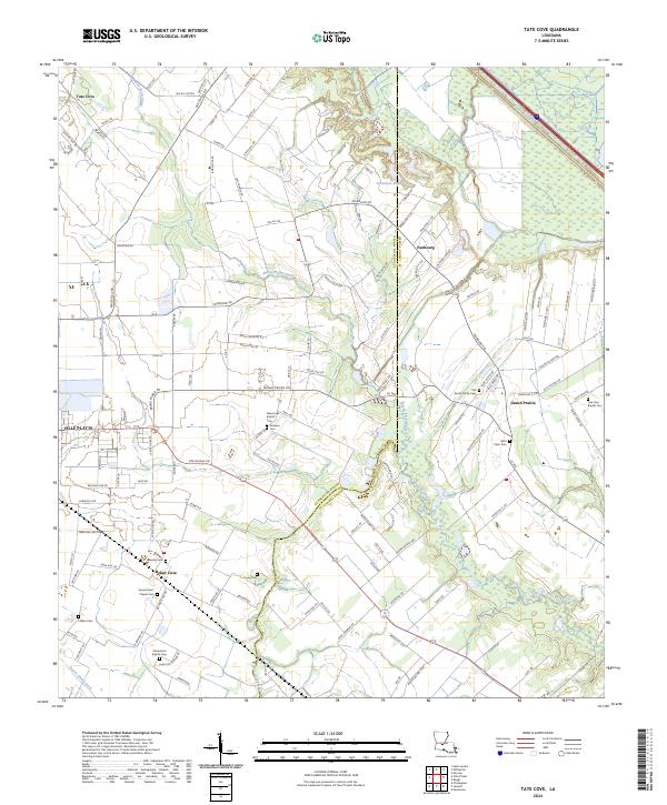 Tate Cove topographic map thumbnail