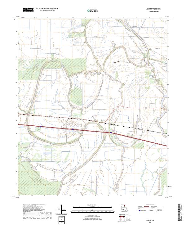 Tendal topographic map thumbnail