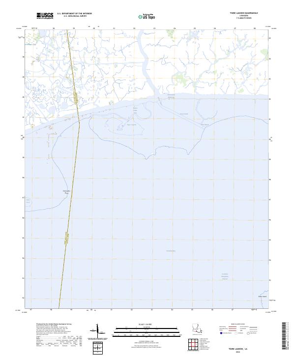 Tigre Lagoon topographic map thumbnail