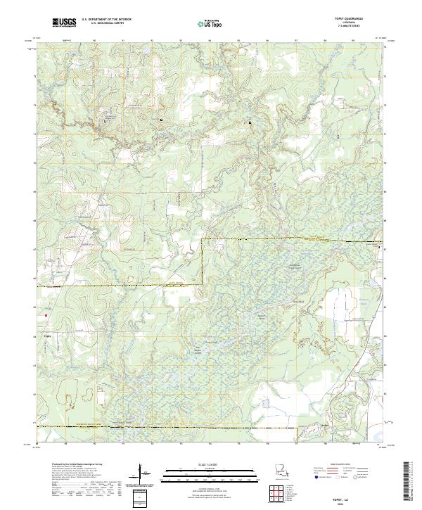 Topsy topographic map thumbnail