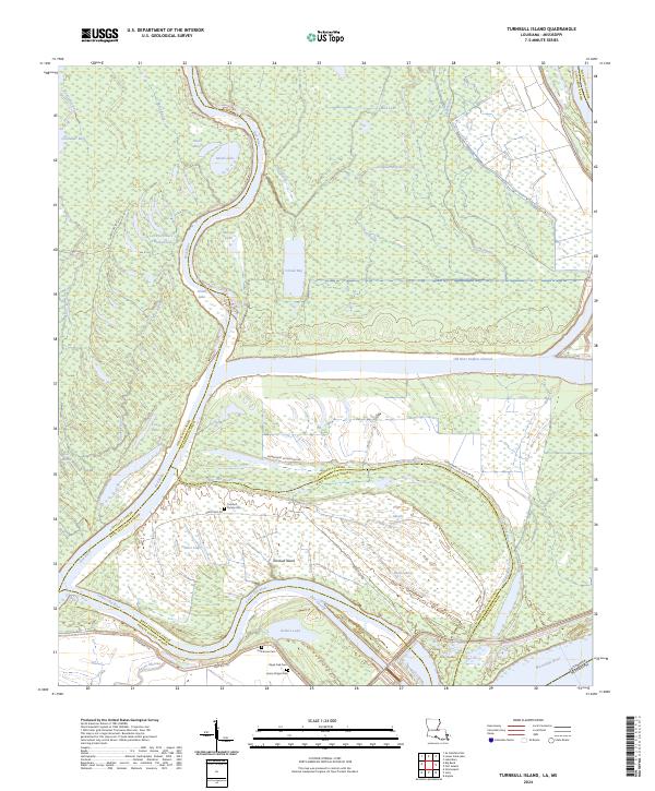 Turnbull Island topographic map thumbnail
