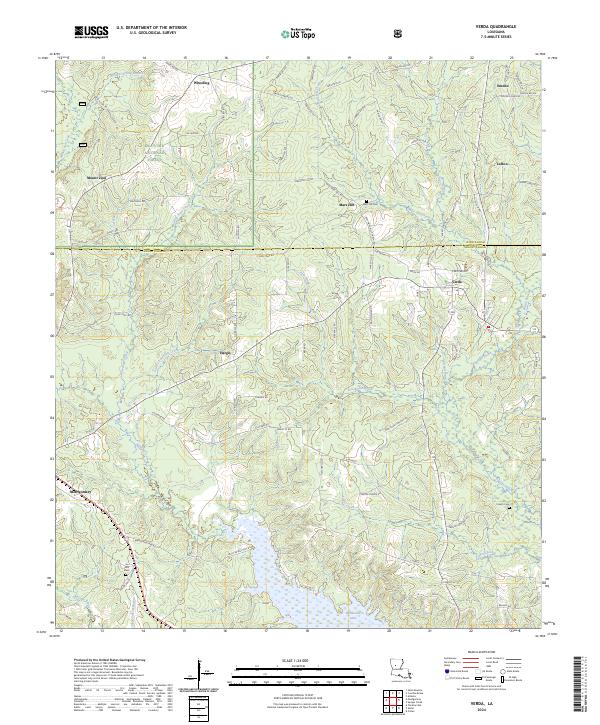 Verda topographic map thumbnail