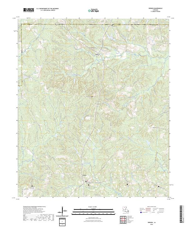 Vernon topographic map thumbnail