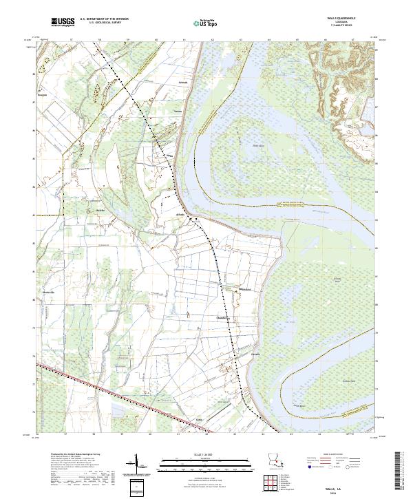 Walls topographic map thumbnail