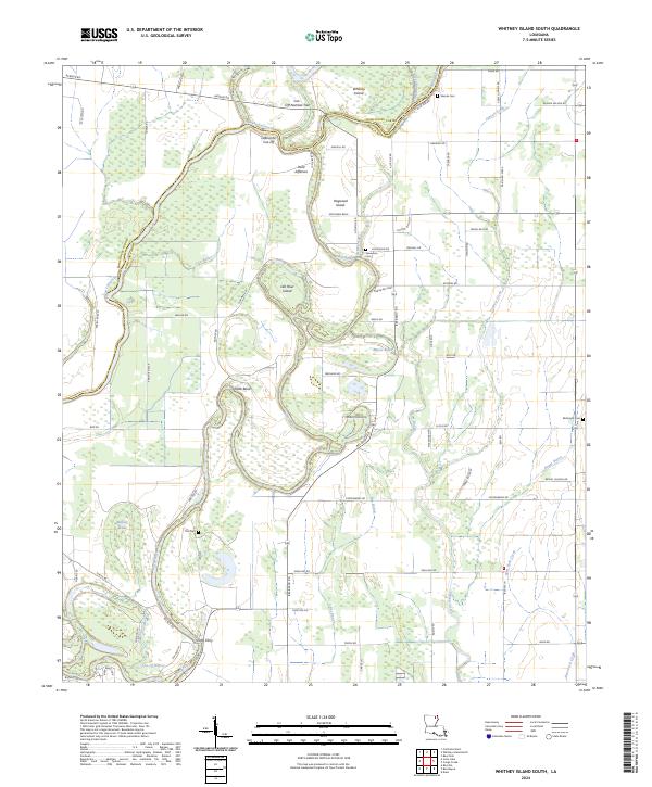 Whitney Island South topographic map thumbnail