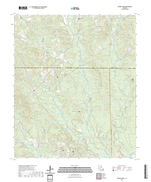 Wilson Creek topographic map thumbnail