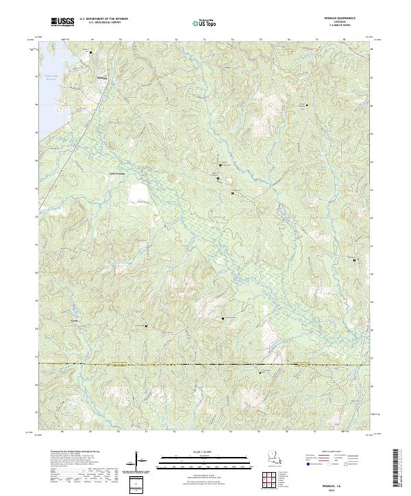 Womack topographic map thumbnail
