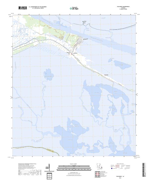 Yscloskey topographic map thumbnail