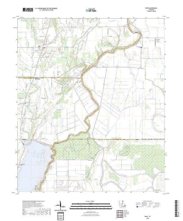 Epps topographic map thumbnail
