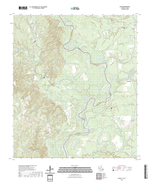 Evans topographic map thumbnail