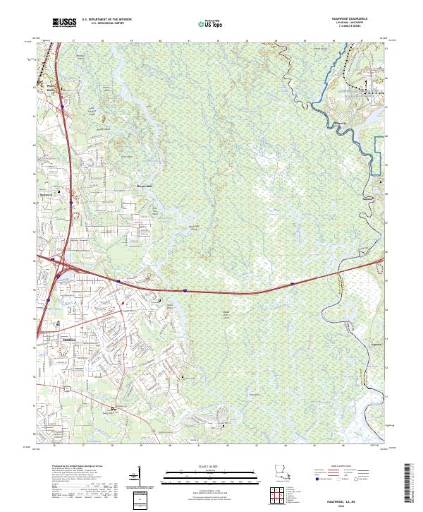 Haaswood topographic map thumbnail