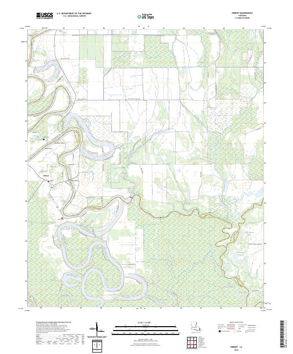 Hebert topographic map thumbnail