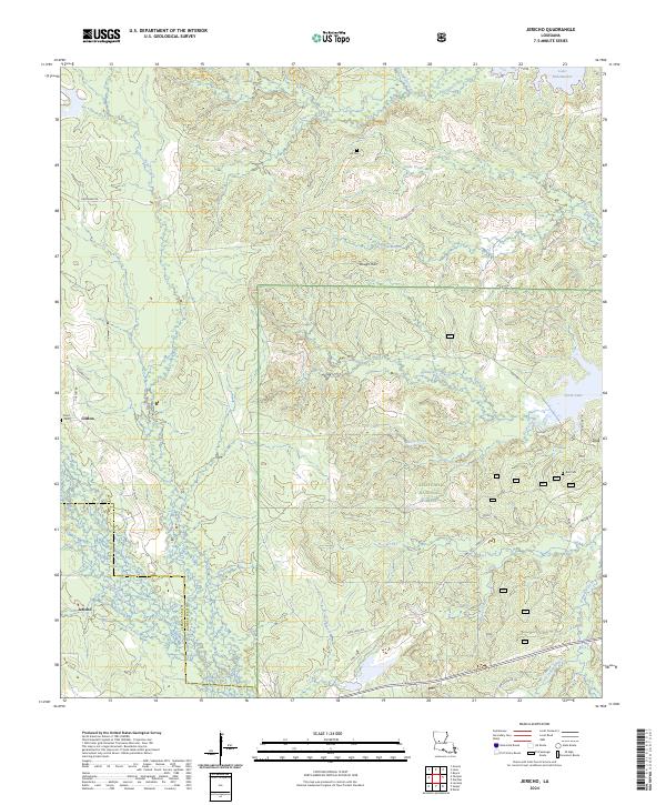 Jericho topographic map thumbnail