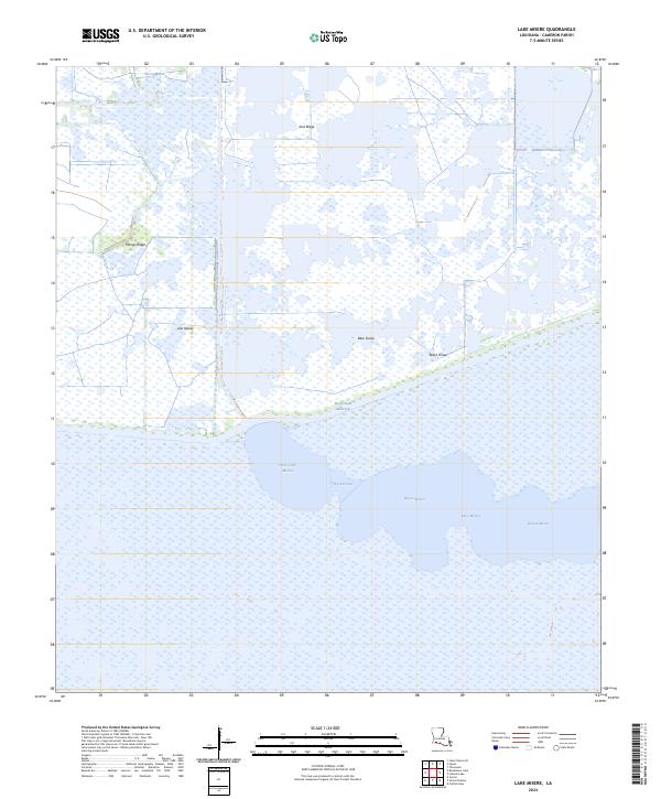 Lake Misere topographic map thumbnail