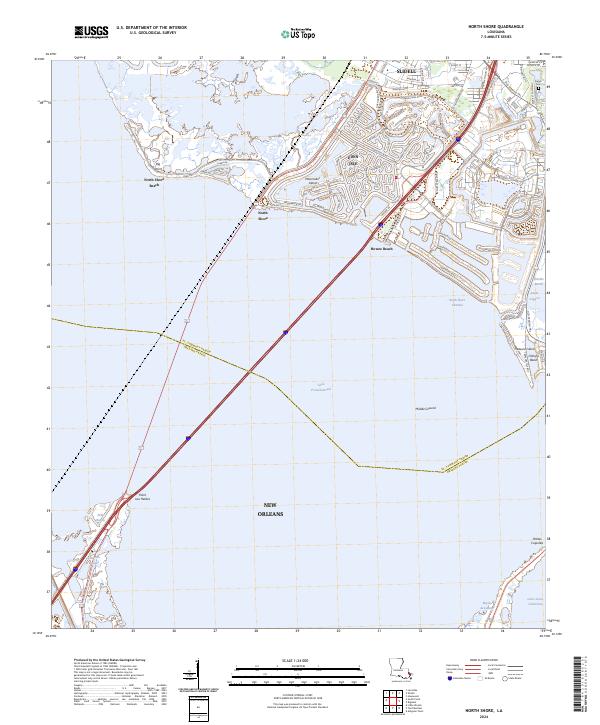 North Shore topographic map thumbnail