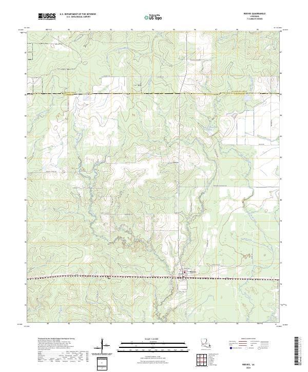 Reeves topographic map thumbnail