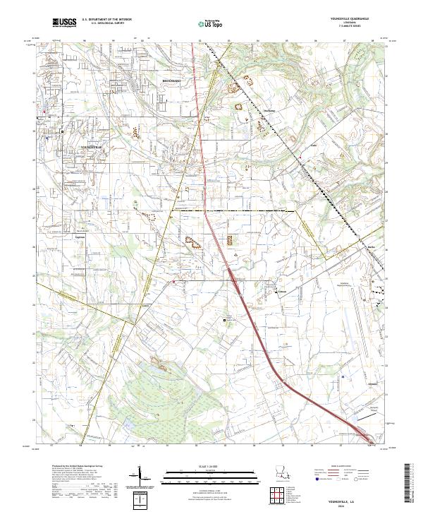 Youngsville topographic map thumbnail